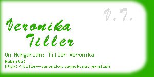 veronika tiller business card